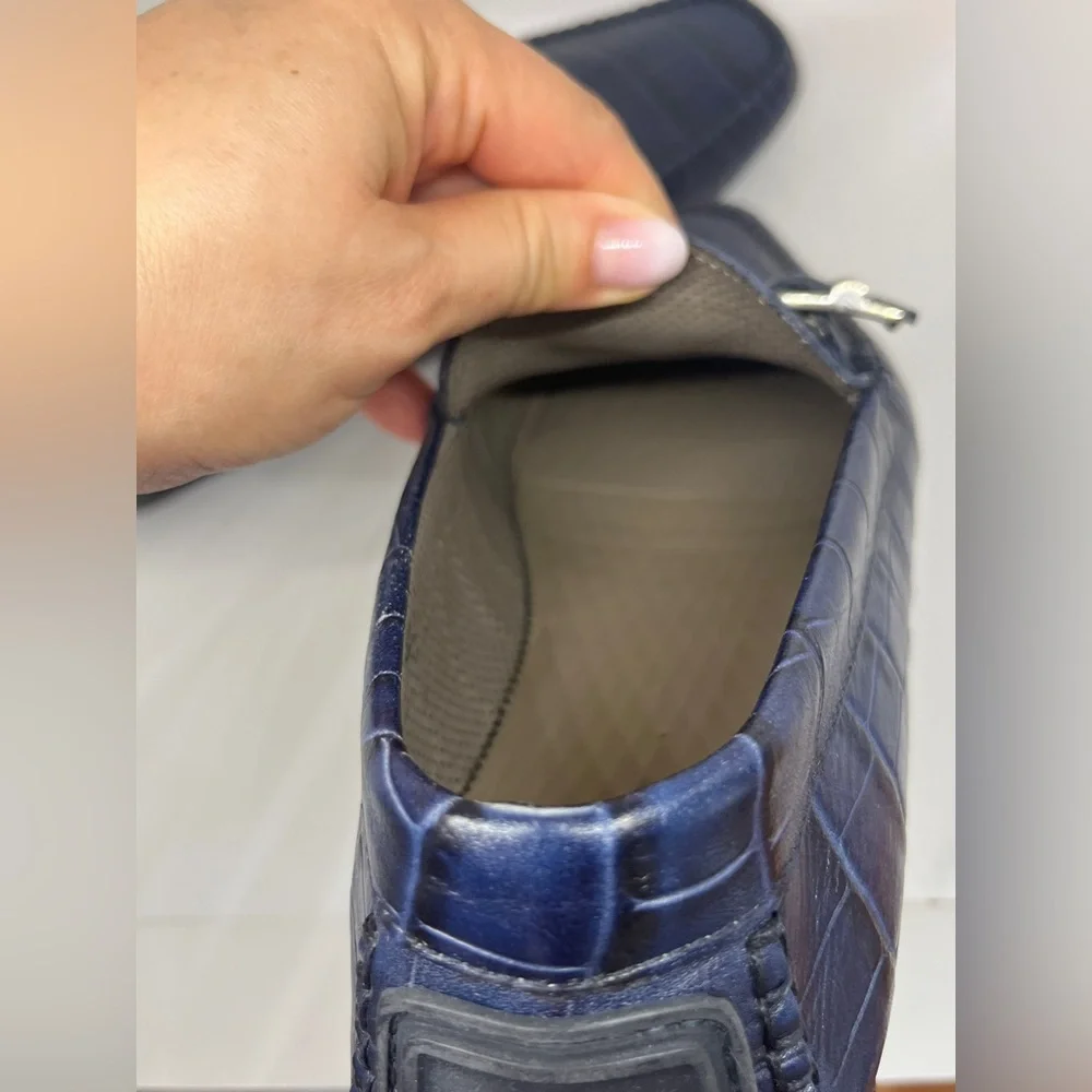 Aldo Brue Men's Navy Loafers size 40